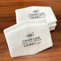 梅安1201过滤棉 焊工打磨喷漆活性炭过滤芯松工2101防尘口罩滤纸