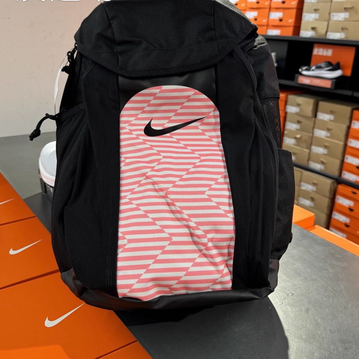 NIKE耐克双肩包轻便舒适运动休闲男女背包书包DV0761-017 D