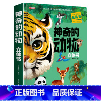 [超大开本]神奇的动物3d立体书 [正版]探秘海洋立体书儿童3d立体书海底世界ar书动物世界百科全书揭秘系列儿童翻翻书幼