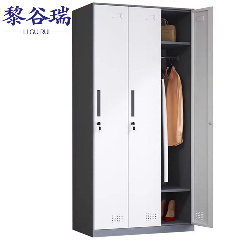 黎谷瑞 衣柜 三门90*50*185cm 台(灰白套色)