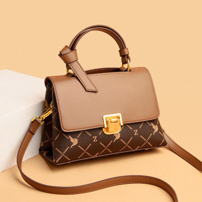 包包女包新款斜挎包女单肩包女时尚女士撞色手提包女