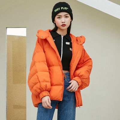 橙色毛领羽绒服排行榜