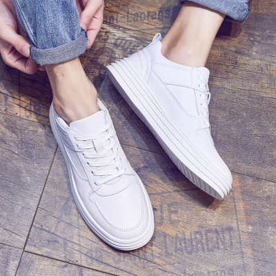 bomina内小白鞋男韩版潮流百搭厚底板鞋男士圆头休闲鞋潮男鞋子