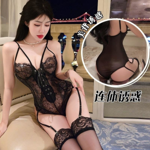 长夜漫漫情趣内衣性感蕾丝连体衣透视诱惑火辣蕾丝吊带装qqny2023