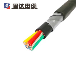 固达电缆 铜芯电线 ZR-KVV22-5*2.5 米