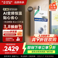 AO史密斯佳尼特13升燃气热水器佳尼特 不锈钢换热器8年包换 精控恒温 抗风防冻JSQ26-TC1