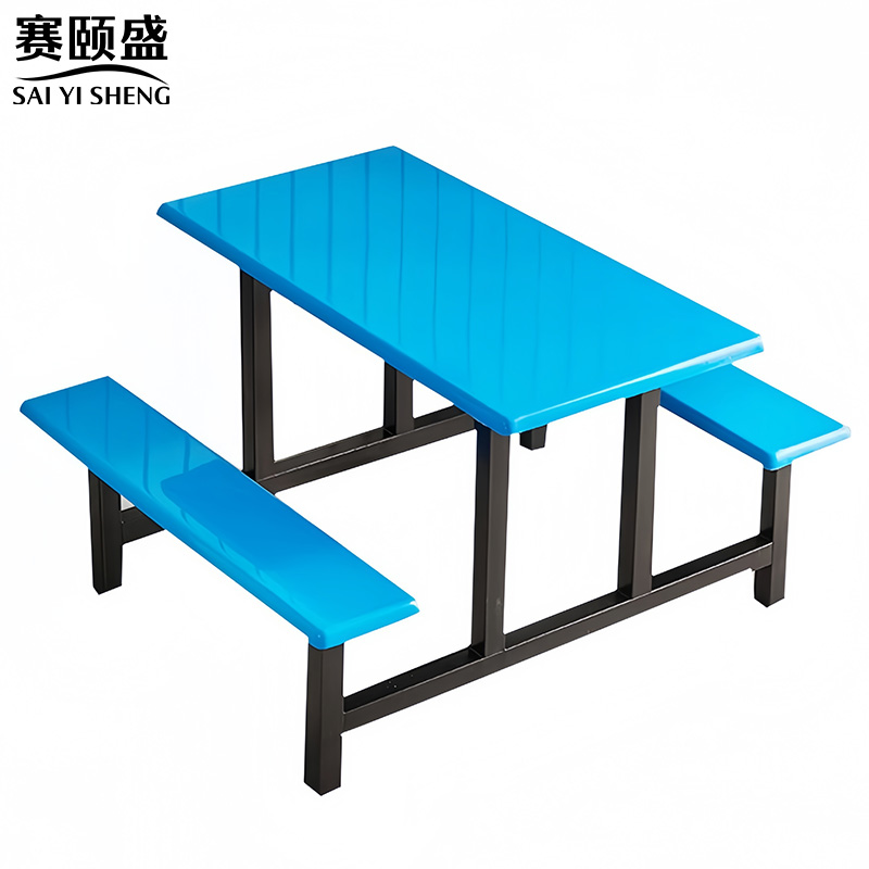 赛颐盛食堂餐桌椅1200*1400*750mm套