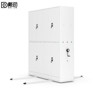 戴劲电动密集架套色移动轨道资料档案密集柜钢制文件柜 一列二组/立方