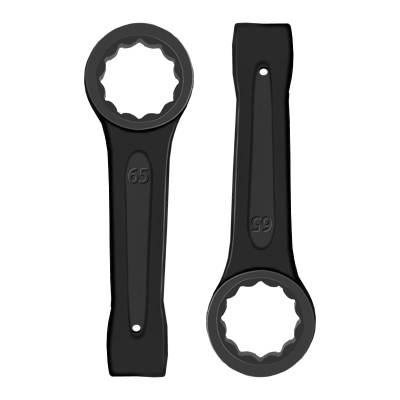 立伟铁牛敲击梅花扳手65mm/把