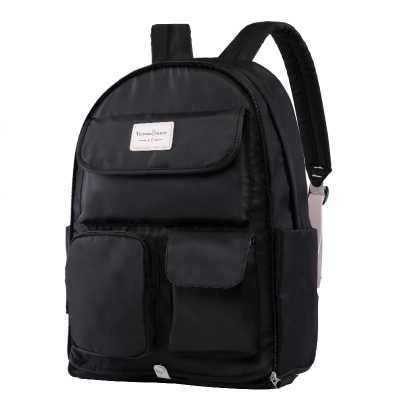 维多利亚旅行者(VICTORIATOURIST)S8039中学生大容量背包防泼水旅行包15.6英寸电脑数码包黑色