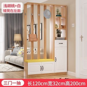 森美人酒柜现代简约进玄关柜客厅屏风鞋柜一体厅装饰柜入隔断柜