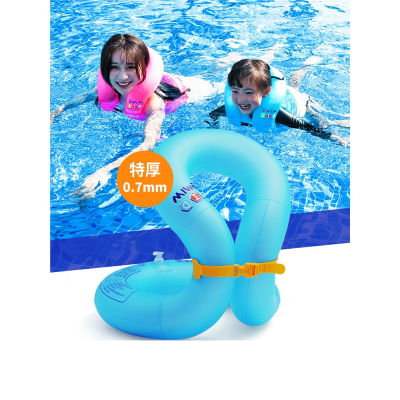 游泳圈儿童宝宝泳圈智扣大人腋下小孩充气救生衣装备浮力背心游泳神器