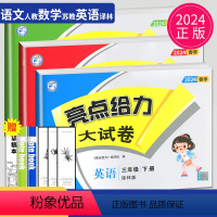 [正版]2024新版亮点给力大试卷三年级下册语文数学英语三下全套人教版RJ苏教版SJ译林版YL同步训练江苏小学3年级下