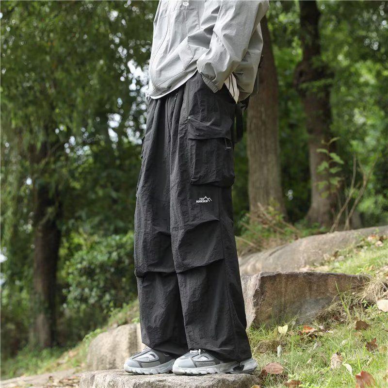 户外冲锋工装伞兵裤子男士2025春夏新款休闲长裤