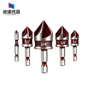 沁渝优品 五刃倒角刀套装 3/4