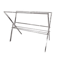 金迪乐不锈钢折叠伸缩落地晾衣架