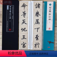 [正版]赵孟頫胆巴碑 名家碑帖近距离临摹字卡(2册全文米字格高清放大本+原帖墨迹) 单字放大附简体旁注 楷书书法毛笔练