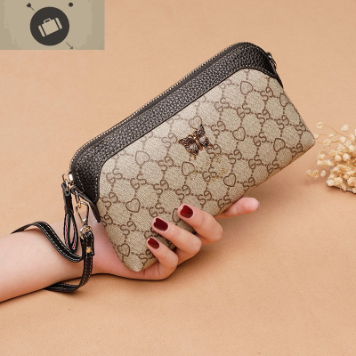 2019韩版时尚手包女手拿妈妈买菜包手机零钱包斜挎手提包手拎小包艾狄伊娃手提包