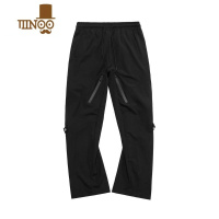 YANXUAHCN户外机能风防水工装裤拉链休闲直筒多口袋压胶纽扣长裤速干潮