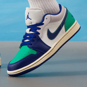 耐克(NIKE)男鞋新款Air Jordan 1 Low AJ1低帮舒适运动鞋耐磨篮球鞋553558-166 ZP