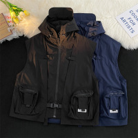 户外男装美式潮牌机能无袖工装马甲男运动系穿搭背心坎肩痞帅外套