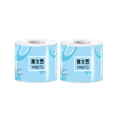雅戈图(YAGETU)XZ-30 10卷/提 160g四层急速水溶卫生纸卷纸 (计价单位:提)蓝色