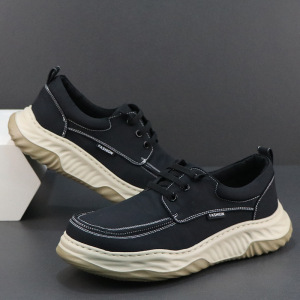 布鞋男一脚蹬休闲健步鞋轻便软底百搭运动鞋透气防臭冰丝布鞋男款