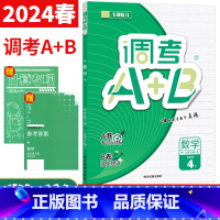 四年级下 [正版]2024调考生云思路调考A+B四年级下册数学北师大版 小学调考a十b四年级下专题分类集训同步训练优等生