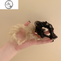 JiMi韩国简约ins气质流光网纱发圈高级感扎马尾头绳女夏季2022年新款