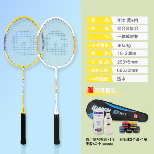 强力(QIANGLI) 羽毛球拍入门初学超轻稳定耐用攻守兼备