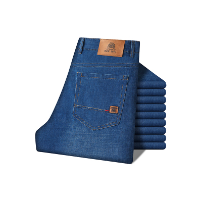 吉普战车(JIPUZHANCHE)春夏新款男士牛仔裤弹力直筒舒适时尚男士牛仔裤长裤大码男装
