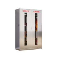 豪利特不锈钢防暴器械装备柜工具柜安保反恐盾牌柜警务室防爆柜304加厚材质1920*1200*450应急物资柜