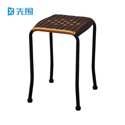 先围 藤编凳子 双色坐高45cm 个