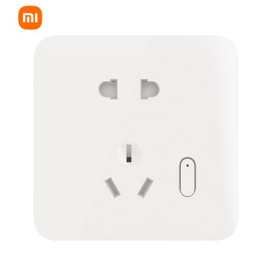 小米米家智能墙壁插座带开关一开五孔电源家用面板APP语音控制电量统计超薄86盒型