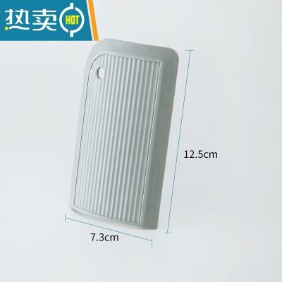 敬平迷你台面刮水板小刮水器浴室镜子硅胶清洁卫生间洗手台擦玻璃器 灰色