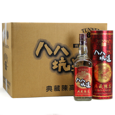 台湾八八坑道高粱酒53度典藏陈高台湾纯粮食白酒整箱600ml*12瓶整箱装
