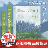 三十岁以后的写作课:从故乡开始 动人心弦的小说集 指引读者走上一段发现自我、疗愈自我的路径 创意写作 何大草写作工坊