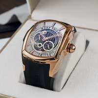 瑞夫泰格(reef tiger)个性大表盘全自动机械表男士手表橡胶带酒桶形时尚防水夜光潮男坦克表RGA3096S