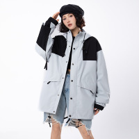 户外情侣款冲锋衣春秋季新款运动登山服夹克百搭工装男女同款外套