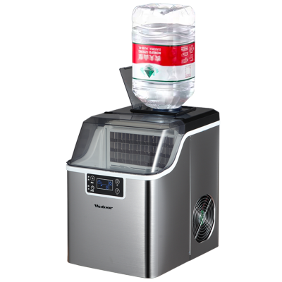 沃拓莱30公斤家用商用奶茶店小型方冰手动加水桶装水二合一制冰机2021年新款