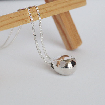 S925纯银水滴项链女纯银小众设计感高级轻奢气质毛衣链时尚潮流风送女朋友老婆情人节七夕生日礼物