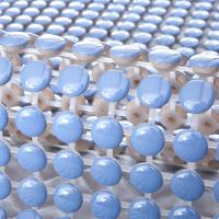 夏季陶瓷凉垫 客厅沙发凉席垫夏天款防滑欧式全包萬能套罩坐垫子 单陶瓷-晶彩海蓝 60*210