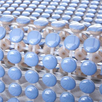 夏季陶瓷凉垫 客厅沙发凉席垫夏天款防滑欧式全包萬能套罩坐垫子 单陶瓷-晶彩海蓝 60*210