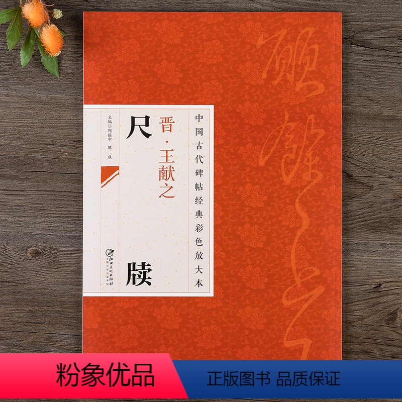 [正版]中国古代碑帖经典彩色放大本17 晋王献之尺牍 简体旁注 毛笔行书书法练字帖 邱振中陈政主编江西美术出版社
