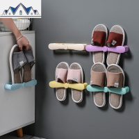 浴室拖鞋架壁挂洗手间鞋子收纳鞋架厕所卫生间置物架免打孔 三维工匠