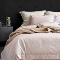 意大利欧式浮厚织提花阿克苏长绒棉四件套100S高奢全棉被套床单