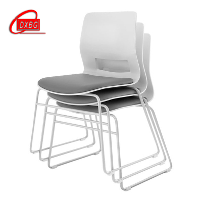 DXBG培训会议椅简约职员会客弓形洽谈桌椅子无扶手会议室靠背办公椅子
