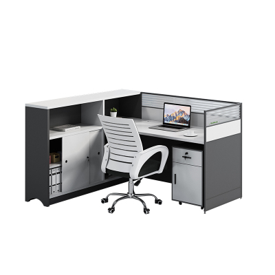 慧采云 办公家具办公桌组合屏风工作位卡座简约现代职员办公桌椅电脑桌椅财务桌