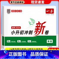 英语 小学升初中 [正版]2024版小升初冲刺新卷语文数学英语专题真题冲刺新卷小学六年级总复习小学升初中升学毕业考试测试