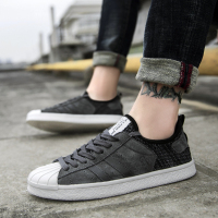 SEMBOSR新款秋款贝壳头运动板鞋休闲男百搭简约个性韩版潮鞋男跑步鞋